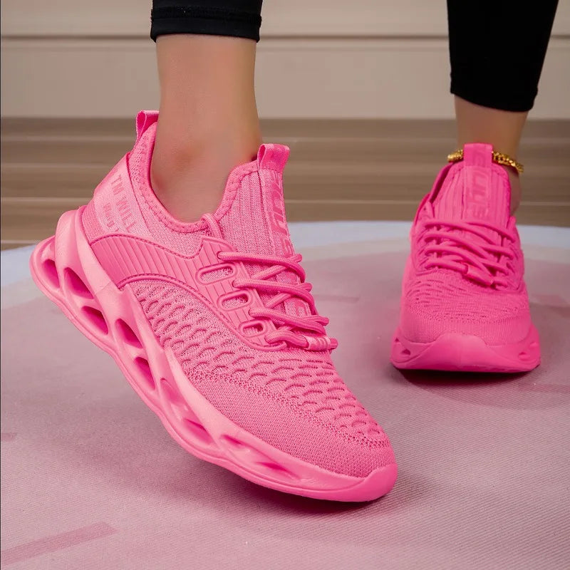 Yrzl mulheres sapatos esportivos tênis de corrida respirável confortável formadores sapatos de alta qualidade dos homens tênis leves para mulher