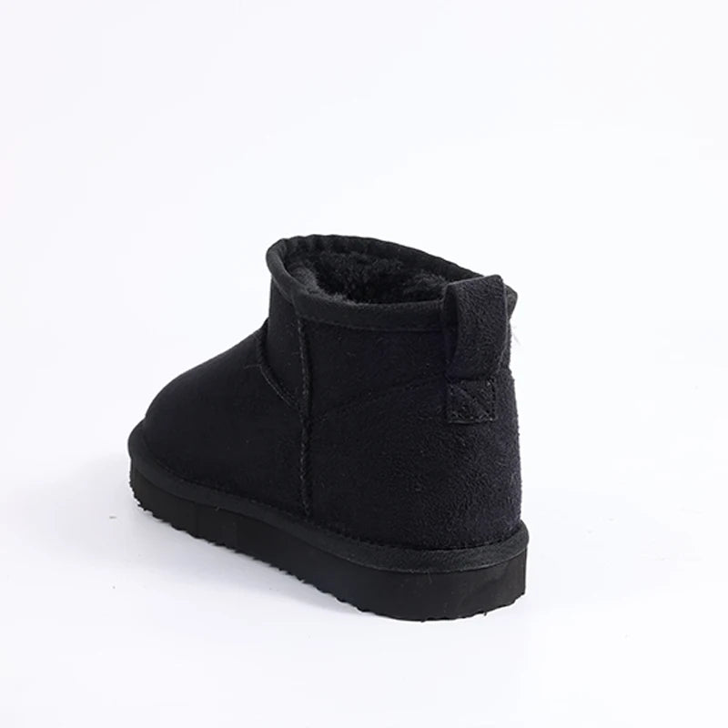 Evshine botas de neve clássicas femininas botas de tornozelo curto inverno super quente macio sapatos femininos moda aconchegante bota de neve ao ar livre para mulher