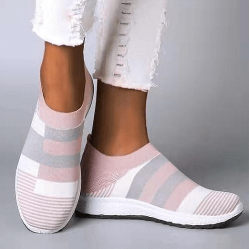 Tênis Knit Feminino Harmonia – Conforto que Acolhe Seus Pés