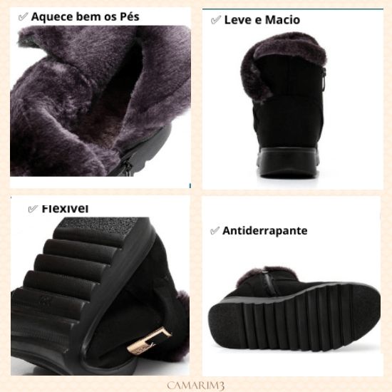 Bota Cano Curto Feminina - Versatilidade e Elegância em Cada Detalhe!