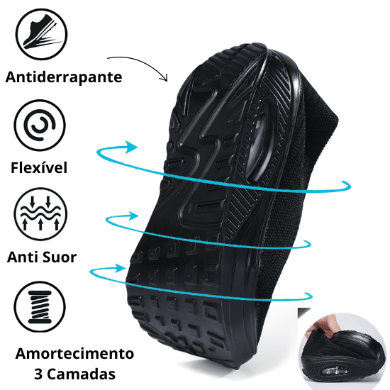 Casual Vulcanizado Urbany – Estilo Moderno com Conforto Real