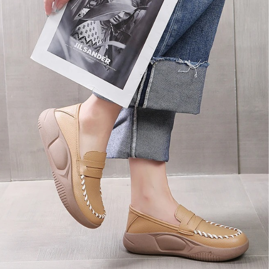 Mocassim Plataforma Ellegance – Altura e Sofisticação sem Esforço