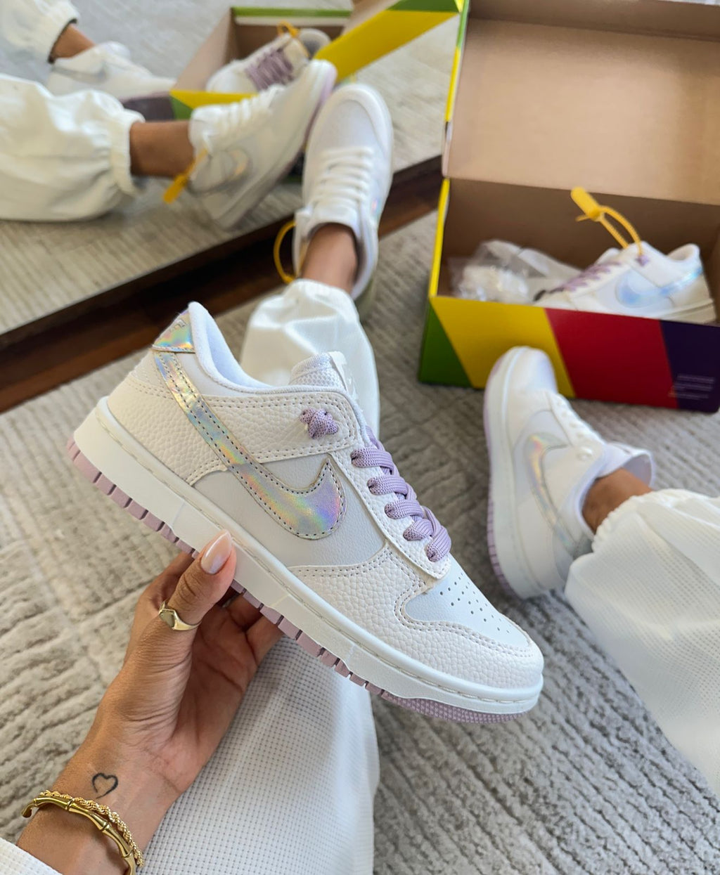 Tênis Rose Prime – Elegância Única em Edição Limitada