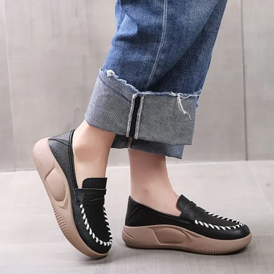 Mocassim Plataforma Ellegance – Altura e Sofisticação sem Esforço