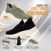 Compre 1 e leve 2 - Tênis Ortopédico Calce Fácil 2026 - Lançamento