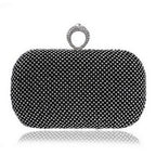 Bolsa Clutch Feminina de Ombro Cravejada