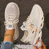 Tênis Feminino de Malha Respirável para Caminhadas