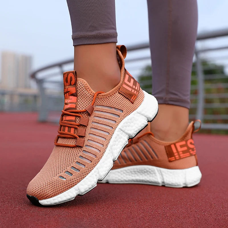 Tênis para mulheres sapatos de corrida respirável casual marca luxo sapatos esportivos moda luz basquete tenis plataforma sapatos