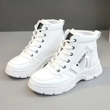 Botas femininas 2024 moda inverno à prova dwaterproof água altura aumentada botas de neve quente mais alta superior algodão sapatos plataforma esportes tornozelo botas