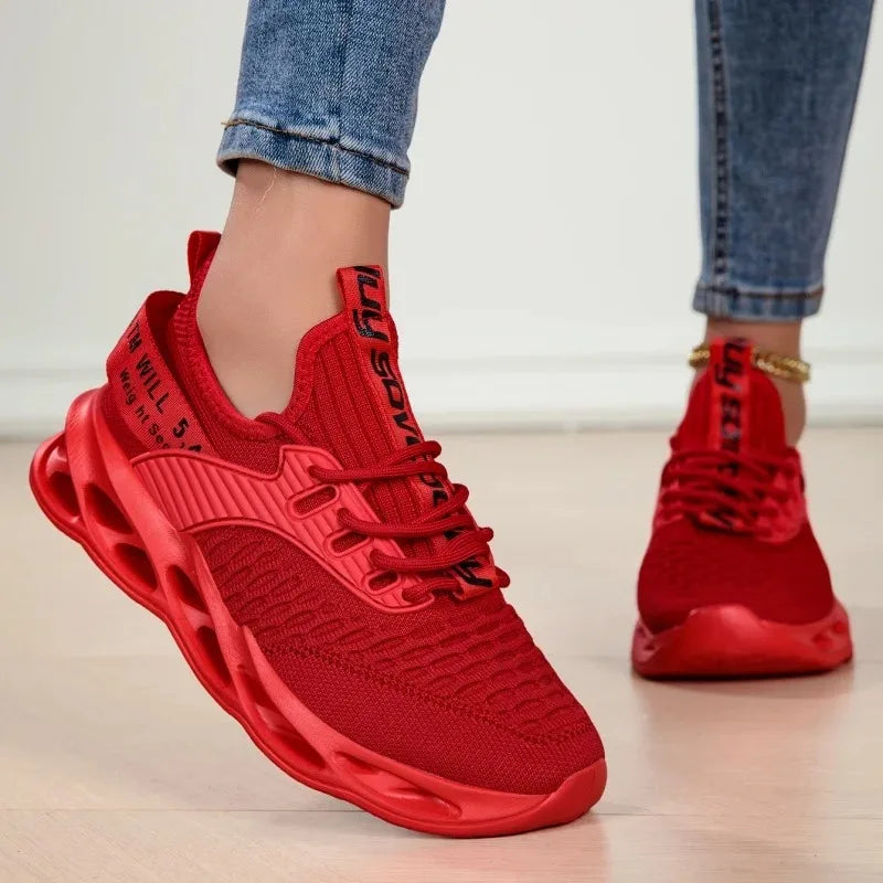 Yrzl mulheres sapatos esportivos tênis de corrida respirável confortável formadores sapatos de alta qualidade dos homens tênis leves para mulher