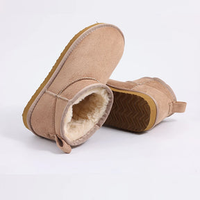 Evshine botas de neve clássicas femininas botas de tornozelo curto inverno super quente macio sapatos femininos moda aconchegante bota de neve ao ar livre para mulher
