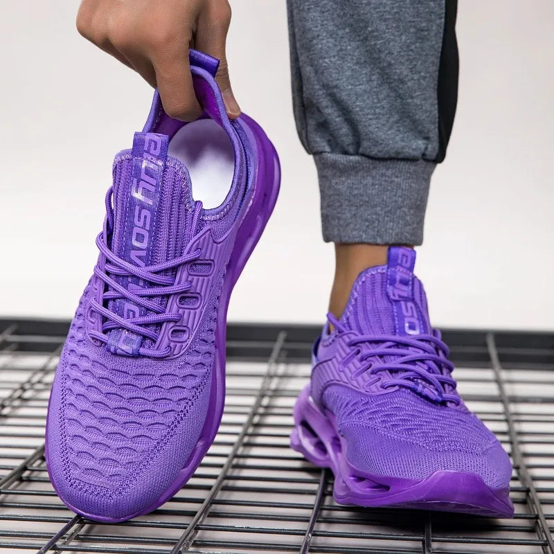 Yrzl mulheres sapatos esportivos tênis de corrida respirável confortável formadores sapatos de alta qualidade dos homens tênis leves para mulher