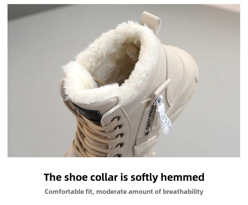 Botas femininas 2024 moda inverno à prova dwaterproof água altura aumentada botas de neve quente mais alta superior algodão sapatos plataforma esportes tornozelo botas