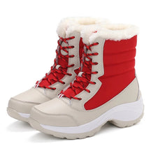 Ankel botas para mulheres inverno ao ar livre botas de neve quentes plataforma grossa impermeável antiderrapante sapatos quentes mulher botas plus size casual