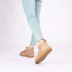 Evshine botas de neve clássicas femininas botas de tornozelo curto inverno super quente macio sapatos femininos moda aconchegante bota de neve ao ar livre para mulher