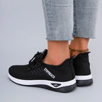 Verão feminino malha respirável sapatos planos sapatos femininos tênis casuais, liberação frete grátis