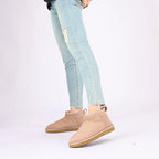 Evshine botas de neve clássicas femininas botas de tornozelo curto inverno super quente macio sapatos femininos moda aconchegante bota de neve ao ar livre para mulher