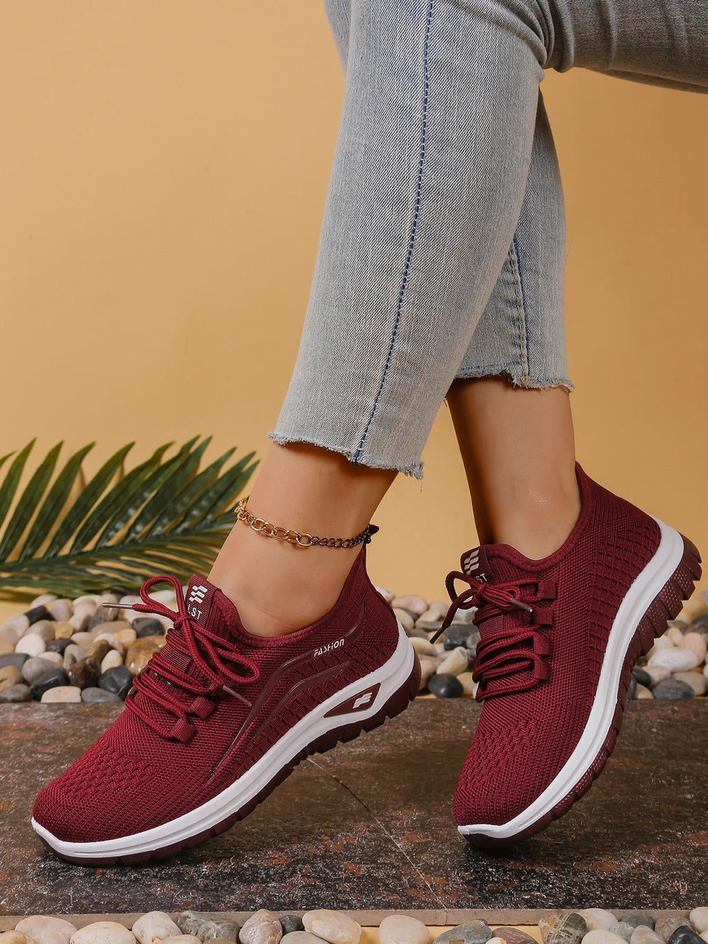 Sapatos femininos, solas macias, pés não cansados, tênis de verão, sapatos plataforma, tecelagem voadora, tênis femininos respiráveis