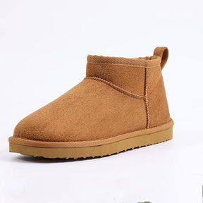 Evshine botas de neve clássicas femininas botas de tornozelo curto inverno super quente macio sapatos femininos moda aconchegante bota de neve ao ar livre para mulher