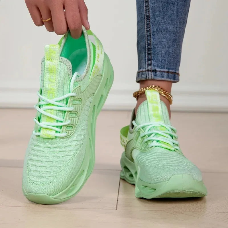 Yrzl mulheres sapatos esportivos tênis de corrida respirável confortável formadores sapatos de alta qualidade dos homens tênis leves para mulher