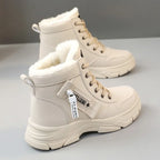 Botas femininas 2024 moda inverno à prova dwaterproof água altura aumentada botas de neve quente mais alta superior algodão sapatos plataforma esportes tornozelo botas