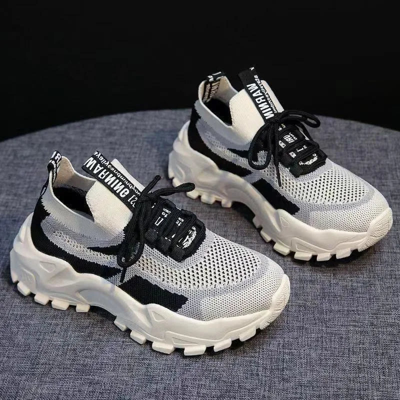 2025 primavera novo ultra-leve tênis de corrida esportes sapatos femininos malha antiderrapante respirável sola macia leve sapatos casuais