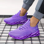 Yrzl mulheres sapatos esportivos tênis de corrida respirável confortável formadores sapatos de alta qualidade dos homens tênis leves para mulher