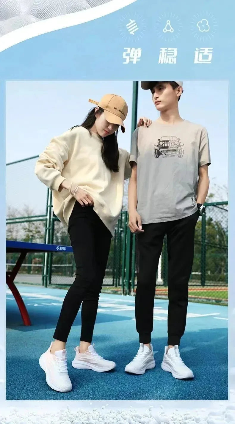 Casual correndo verão moda anti deslizamento caminhadas malha respirabilidade sapato atlético tênis mulher tendência 2024 mulher tênis casal