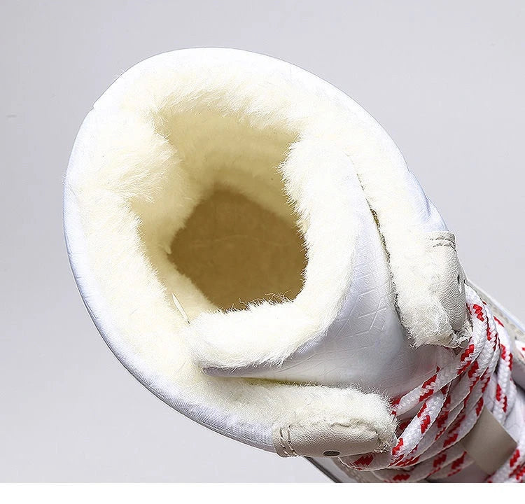 Ankel botas para mulheres inverno ao ar livre botas de neve quentes plataforma grossa impermeável antiderrapante sapatos quentes mulher botas plus size casual