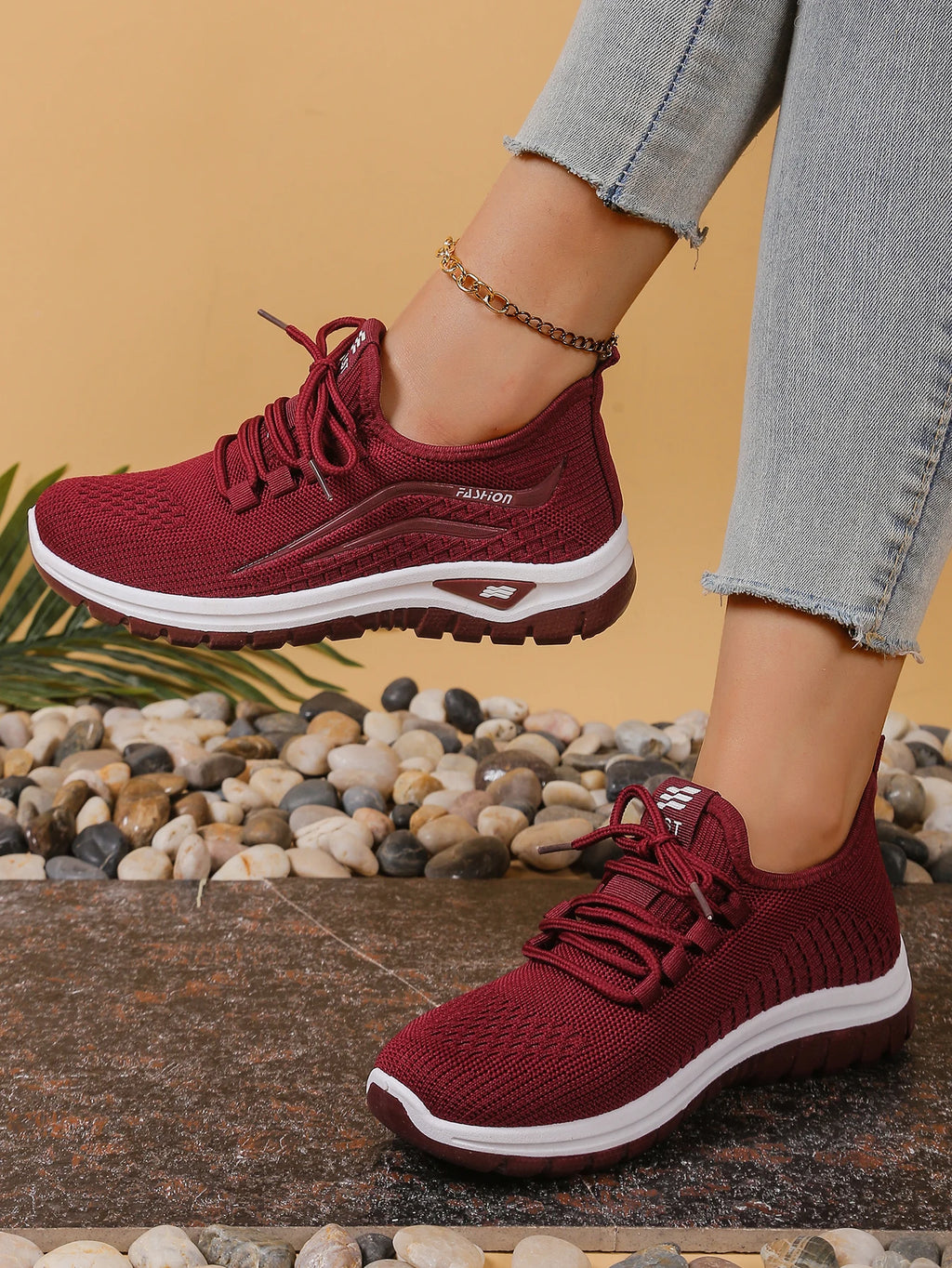 Sapatos femininos, solas macias, pés não cansados, tênis de verão, sapatos plataforma, tecelagem voadora, tênis femininos respiráveis