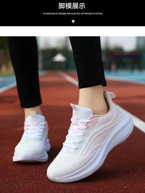 Casual correndo verão moda anti deslizamento caminhadas malha respirabilidade sapato atlético tênis mulher tendência 2024 mulher tênis casal