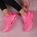 Yrzl mulheres sapatos esportivos tênis de corrida respirável confortável formadores sapatos de alta qualidade dos homens tênis leves para mulher