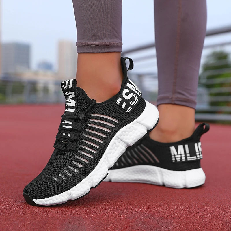 Tênis para mulheres sapatos de corrida respirável casual marca luxo sapatos esportivos moda luz basquete tenis plataforma sapatos