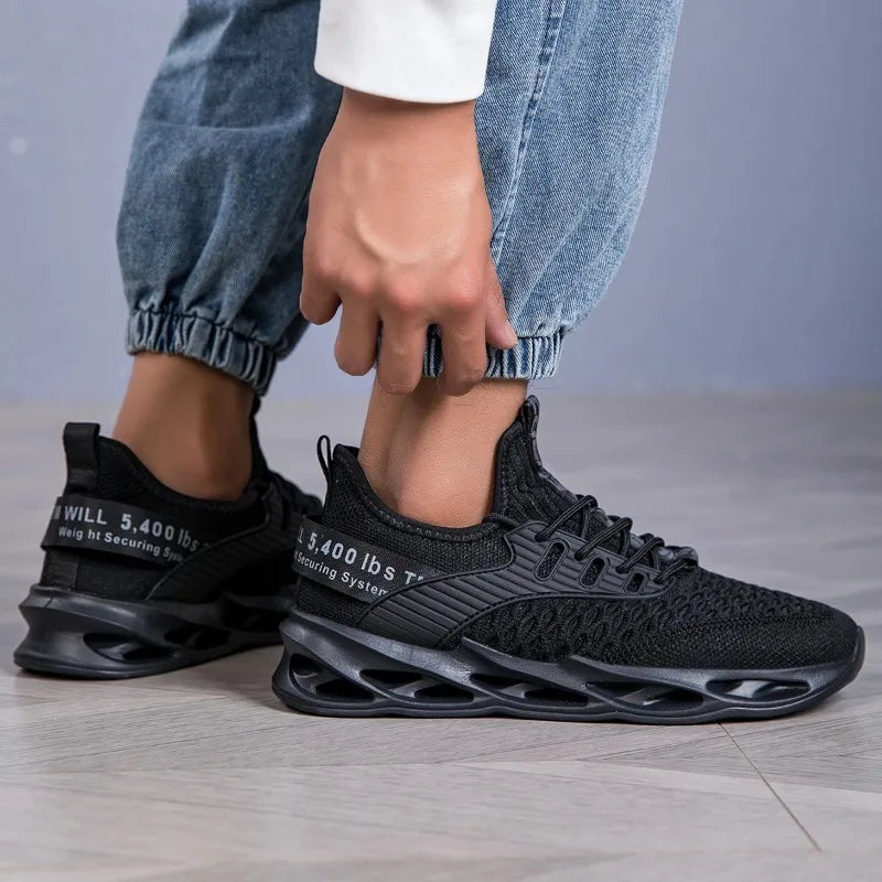 Yrzl mulheres sapatos esportivos tênis de corrida respirável confortável formadores sapatos de alta qualidade dos homens tênis leves para mulher