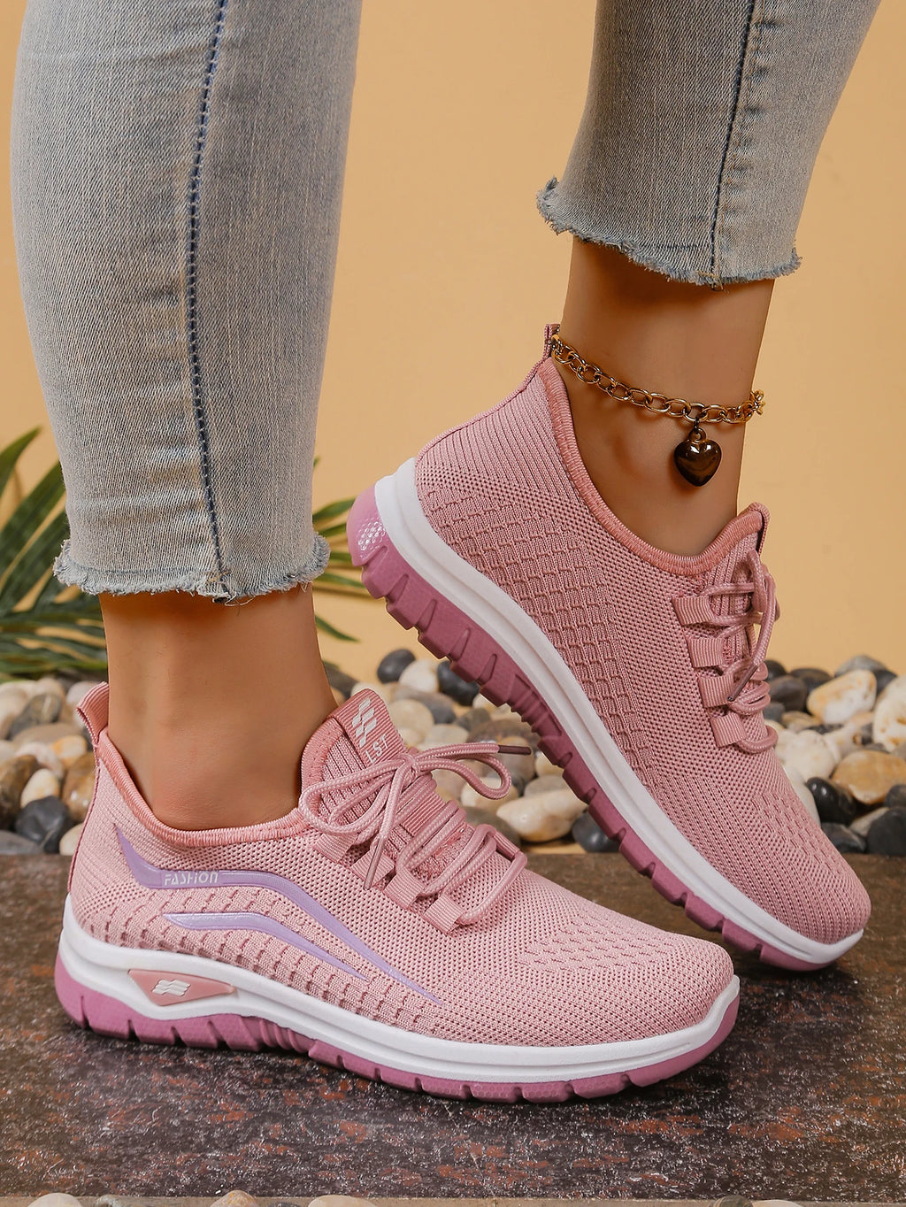 Sapatos femininos, solas macias, pés não cansados, tênis de verão, sapatos plataforma, tecelagem voadora, tênis femininos respiráveis