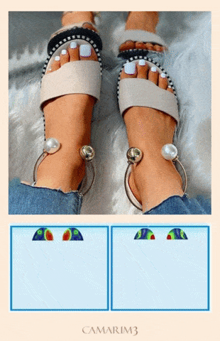 Sandália Perolada Glam - Luxo e Delicadeza a Cada Passo!